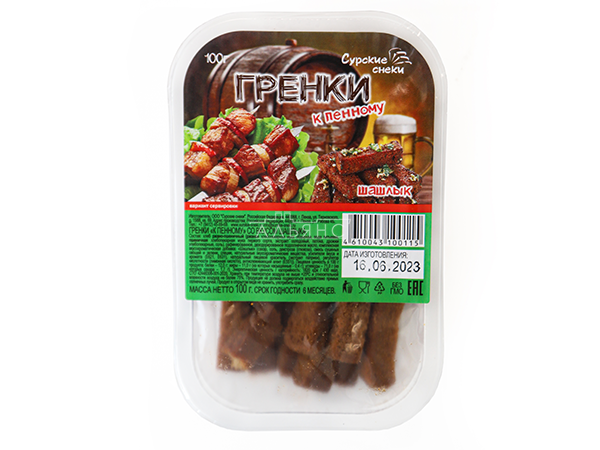 Сурские гренки Шашлык (100 гр) в Кемерово
