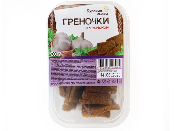 Сурские гренки с Чесноком (100 гр) в Кемерово