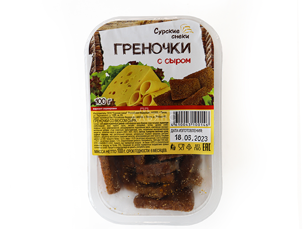Сурские гренки со вкусом Сыра (100 гр) в Кемерово
