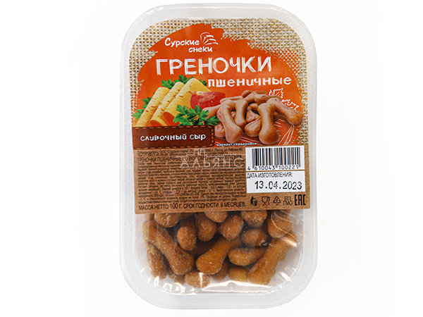 Сурские (ПШЕНИЧНЫЕ) Сливочный сыр (100 гр) в Кемерово