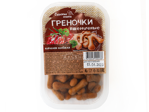 Сурские (ПШЕНИЧНЫЕ) Копченая колбаска (100 гр) в Кемерово