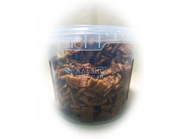 Гренки "ФЕДЮНИНСКИЕ" "Сало с горчицей" (ведро 900 гр.) в Кемерово