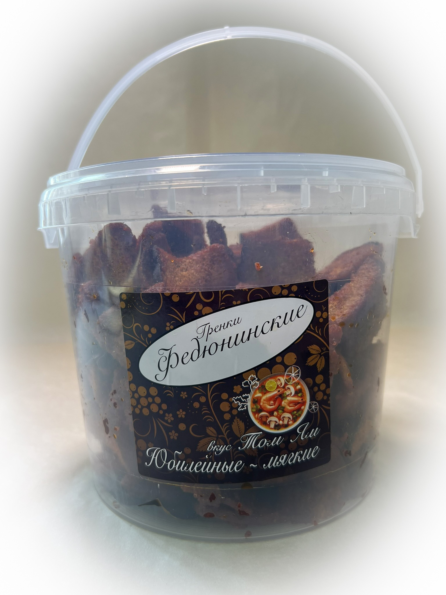 Гренки "ФЕДЮНИНСКИЕ" "Том ям" (ведро 900 гр.) в Кемерово