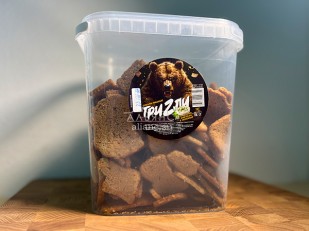 Чипсы из лаваша: Ведро Ржаные гренки со вкусом Сметана зелень (1 кг)