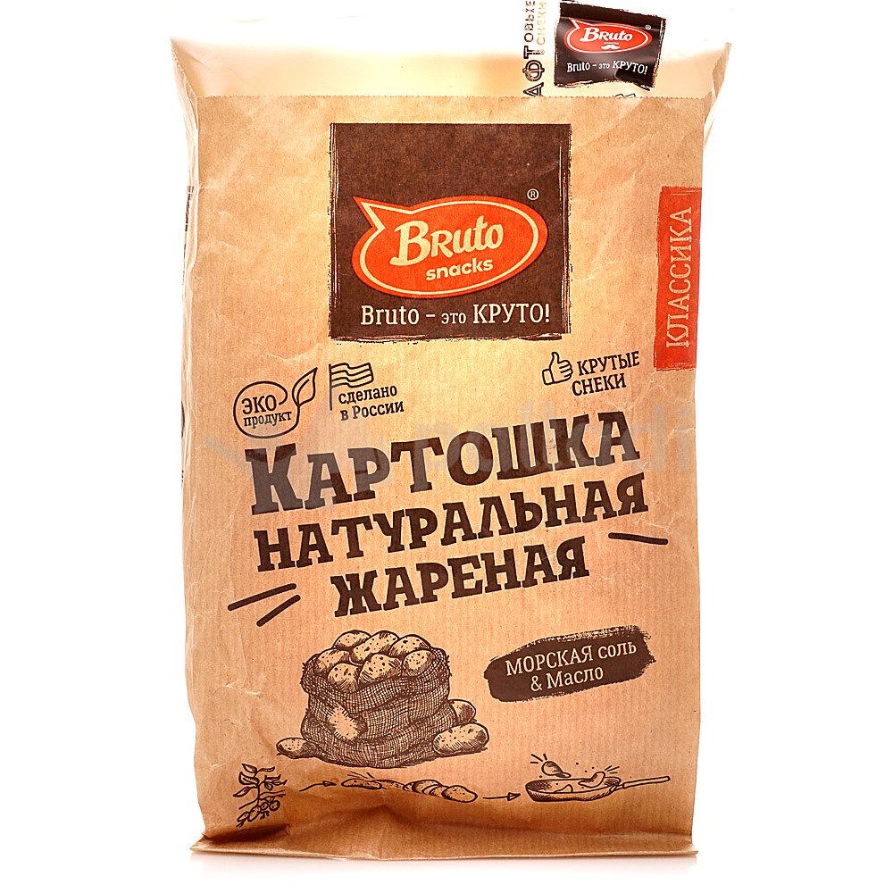 Картофель «Бруто» с солью 70 гр. в Кемерово