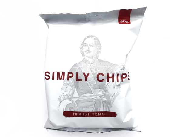 Картофельные чипсы "Simple chips" Пряный томат 80 гр. в Кемерово